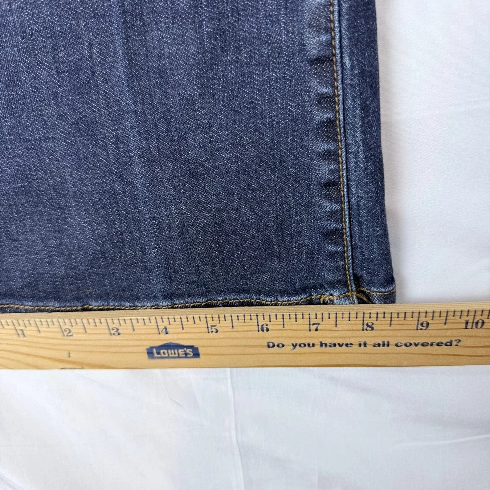 Talbots Heritage Bootcut Jeans Womens 6/28 Dark Wash Stretch Denim‎ Blue Pants